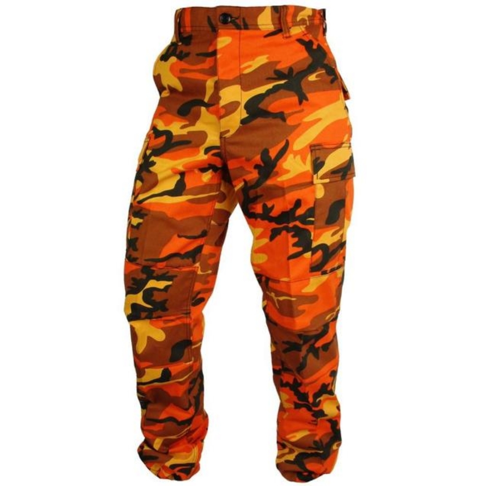ROTHCO orange camo cargo pants